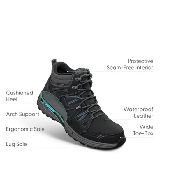 Orthofeet Ridgewood trail ready boots - Picture 2 of 11